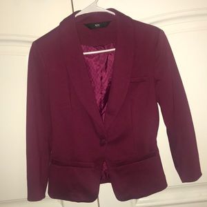 Mossimo maroon blazer size small